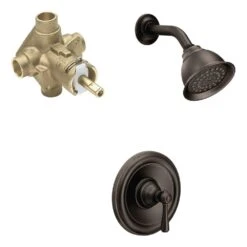 Kingsley Single-Handle 1-Spray Posi-Temp Eco-Performance Shower Faucet Trim Kit In Chrome (Valve Included) -Alliee Bath And Faucet Shop b1451b3d3f901b3979d0a21f84e94c8a 1800x1800