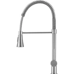Carriage Single Handle Standard Kitchen Faucet In Brushed Nickel -Alliee Bath And Faucet Shop b41b43ac1c00d5c55f4456d5093f2703 1800x1800