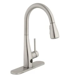 Nottely Touchless Single-Handle Pull-Down Kitchen Faucet With TurboSpray And FastMount In Stainless Steel -Alliee Bath And Faucet Shop b6b751319d391ab975a5cc31e5ea6674 1800x1800