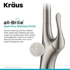 Merlin Single-Handle Pull-Down Sprayer Kitchen Faucet With Dual Function Sprayhead In Spot Free Stainless Steel -Alliee Bath And Faucet Shop ba3e535ffe34c25ba2b1b53cce105007 1800x1800