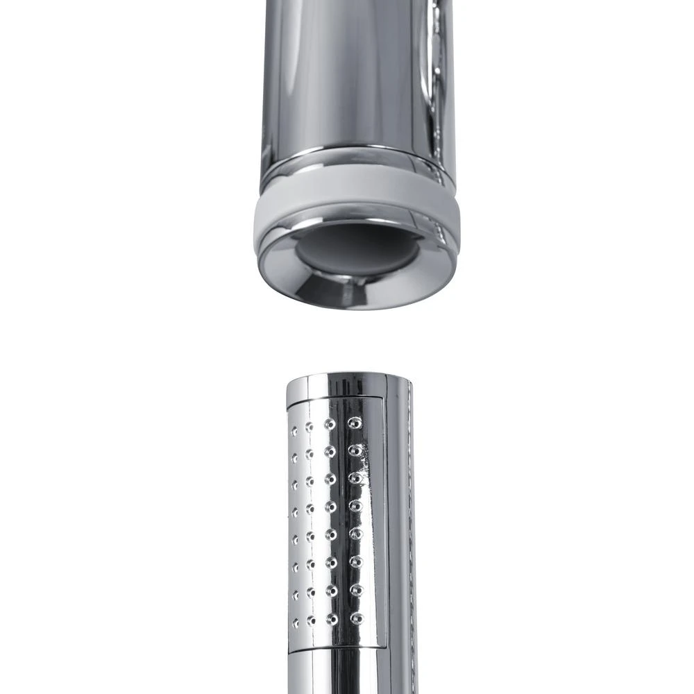 1-spray 8 In. Dual Shower Head And Handheld Shower Head With Waterfall In Chrome 7 1-spray 8 In. Dual Shower Head And Handheld Shower Head With Waterfall In Chrome - Image 5