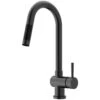 Gramercy Single-Handle Pull-Down Sprayer Kitchen Faucet In Matte Black