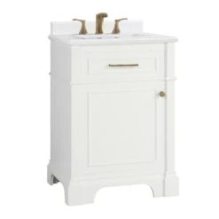 Melpark 48 In. W X 22 In. D Bath Vanity In White With Cultured Marble Vanity Top In White With White Sink -Alliee Bath And Faucet Shop c1b166c92f52447c1439c6f4c96356fe cdee0adb 905a 4139 9eb6 a28c1ecdf7ee 1800x1800