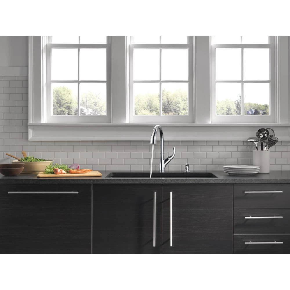 Parkwood Single-Handle Pull-Down Sprayer Kitchen Faucet In Chrome 4 Parkwood Single-Handle Pull-Down Sprayer Kitchen Faucet In Chrome - Image 2