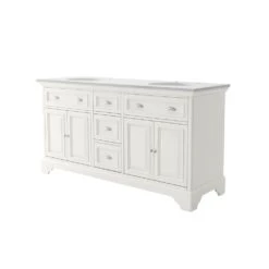 Sadie 67 In. W X 21.5 In. D Vanity In Matte Pearl With Marble Vanity Top In Natural White With White Sink 11 Sadie 67 In. W X 21.5 In. D Vanity In Matte Pearl With Marble Vanity Top In Natural White With White Sink -Alliee Bath And Faucet Shop cf409fb0b2553d8063ca9a8cbfb2df27 1800x1800