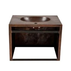 Premier Copper Products 24 In. Wall Mount Copper Vanity With Built-In Bathroom Sink In Oil Rubbed Bronze -Alliee Bath And Faucet Shop d002800c273ffba4c0c505a57af6453a 1800x1800