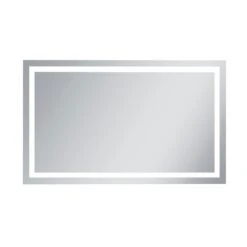 Timeless Home 48 In. H X 36 In. W Single Modern Rectangular Aluminum Lighted LED Mirror In Silver(5000K) -Alliee Bath And Faucet Shop d02011f296c434aa02f464eaaf085282 1800x1800
