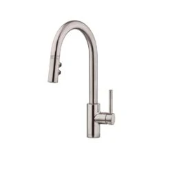 Stellen Single-Handle Pull-Down Sprayer Kitchen Faucet In Brushed Gold -Alliee Bath And Faucet Shop d1992dd385b9e86843a0a368040621d0 1800x1800