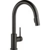 Trinsic Single-Handle Pull-Down Sprayer Kitchen Faucet With MagnaTite Docking In Matte Black -Alliee Bath And Faucet Shop d78dd460d32fd817ecdc4c1f3c983bd8 83f1e6ec f4bc 4095 b37e 107c0ff16969 1800x1800