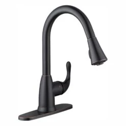 Market Single-Handle Pull-Down Sprayer Kitchen Faucet In Chrome -Alliee Bath And Faucet Shop d79ad86058fb2a66d5b242216ee3fcfd 1800x1800