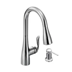 Arbor Single-Handle Pull-Down Sprayer Kitchen Faucet With Reflex And Soap/Lotion Dispenser In Matte Black -Alliee Bath And Faucet Shop d962bbfcae3ae1ecf399e753938b6130 1800x1800