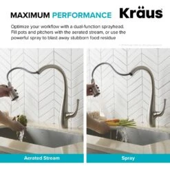 Spot Free Ansel Single-Handle Pull-Down Sprayer Kitchen Faucet In All-Brite Stainless Steel -Alliee Bath And Faucet Shop d9bbcf91e0321e3407cc8ad7e5cdd718 1800x1800