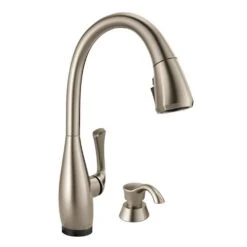 Dominic Single-Handle Pull-Down Sprayer Kitchen Faucet With Touch2O & ShieldSpray Technology In SpotShield Stainless -Alliee Bath And Faucet Shop daeca57dd50ddbf0ae79078909e43e9b 1800x1800