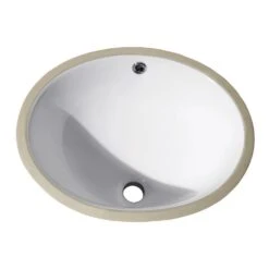 Avanity Undermount Bathroom Sink In White