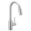 Genta Single-Handle Pull-Down Sprayer Kitchen Faucet With Reflex In Chrome 1 Genta Single-Handle Pull-Down Sprayer Kitchen Faucet With Reflex In Chrome -Alliee Bath And Faucet Shop dd37b12060c8d6c55843f6065aeedc0c 1800x1800