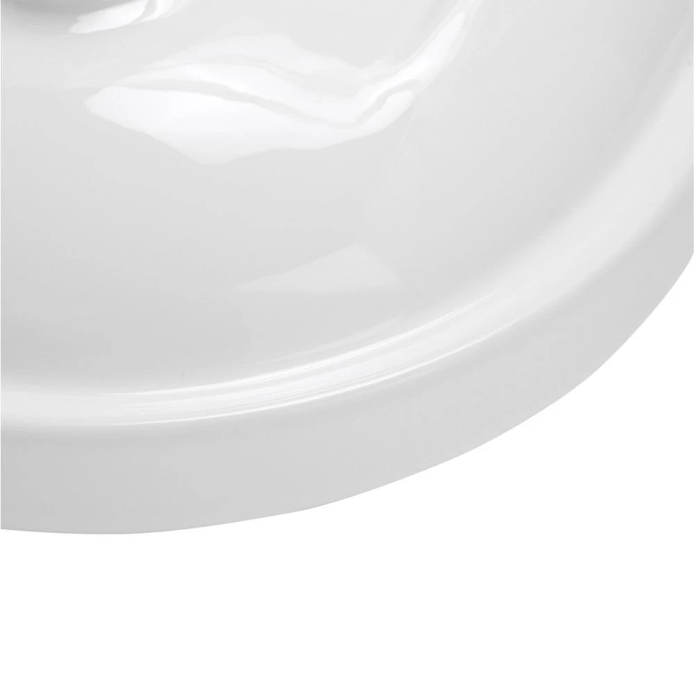 Whitehaus Collection Isabella Collection Wall-Mounted Bathroom Sink In White 5 Whitehaus Collection Isabella Collection Wall-Mounted Bathroom Sink In White - Image 3