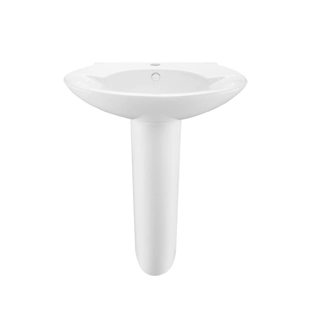 Swiss Madison Plaisir Pedestal Sink In Glossy White 5 Swiss Madison Plaisir Pedestal Sink In Glossy White - Image 3