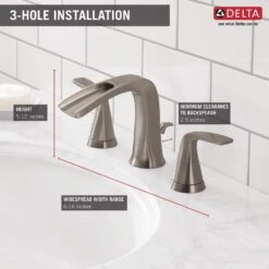 Tolva 8 In. Widespread 2-Handle Bathroom Faucet In Brushed Nickel -Alliee Bath And Faucet Shop de73df21c31f6c64579c305f8d192e44 1800x1800