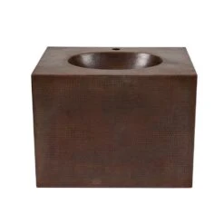 Premier Copper Products 24 In. Wall Mount Copper Vanity With Built-In Bathroom Sink In Oil Rubbed Bronze -Alliee Bath And Faucet Shop dfcb03f4d6f0321967e924837a970ae8 1800x1800