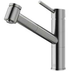 Branson Single-Handle Pull-Out Sprayer Kitchen Faucet In Stainless Steel