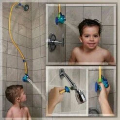 My Own Shower 1-Spray Showerhead Plus 3 Ft. Hose And Quick Connect In Chrome With White And Dolphin Character -Alliee Bath And Faucet Shop e0388e4948a59236d5331ce324e59932 1800x1800