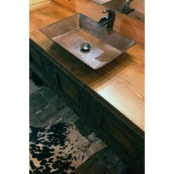 Premier Copper Products Rectangle 20 In. Hammered Copper Vessel Sink In Oil Rubbed Bronze -Alliee Bath And Faucet Shop e04755d6484979e480d681d7edca92e4 1800x1800