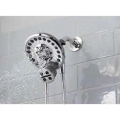 SideKick Two-in-One 5-Spray Dual Showerhead And Handheld Showerhead With Pause In Chrome -Alliee Bath And Faucet Shop e146a0a887abbbf8a308bb0680e0cbbe 1800x1800