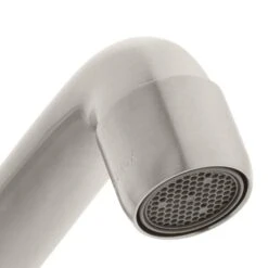 Builders 2-Handle Wall Mount Low-Arc Standard Kitchen Faucet In Stainless Steel -Alliee Bath And Faucet Shop e39e32a0e9b670134dcee402af53619a 1800x1800