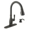 Charmaine Single-Handle Pull-Down Sprayer Kitchen Faucet With Touch2O And ShieldSpray Technologies In Venetian Bronze -Alliee Bath And Faucet Shop e83909e14f08dbaf58deed33dfa6a983 1800x1800