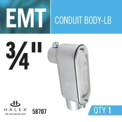 3/4 In. Electrical Metallic Tube (EMT) Set-Screw Conduit Body 7 3/4 In. Electrical Metallic Tube (EMT) Set-Screw Conduit Body -Alliee Bath And Faucet Shop e8960962578541c12257aeaa956077ae 1800x1800