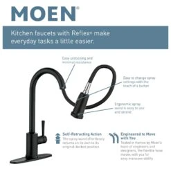 Kaden Single-Handle Pull-Down Sprayer Kitchen Faucet With Reflex And Power Clean In Chrome -Alliee Bath And Faucet Shop e8b0033b6d3c3c3d8367f4359a324ac7 275a2900 0dfa 4920 81e1 3a5e4ac28142 1800x1800
