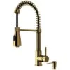 Brant Single-Handle Pull-Down Sprayer Kitchen Faucet With Soap Dispenser In Matte Gold 2 Brant Single-Handle Pull-Down Sprayer Kitchen Faucet With Soap Dispenser In Matte Gold -Alliee Bath And Faucet Shop ea139e6a25a870f3d08dfd6940aab193 1800x1800