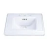 KOHLER Memoirs 5-3/8 In. Cermaic Pedestal Sink Basin In White With Overflow Drain -Alliee Bath And Faucet Shop eaa1a6f58c51ed1633860d52366781ee 1800x1800