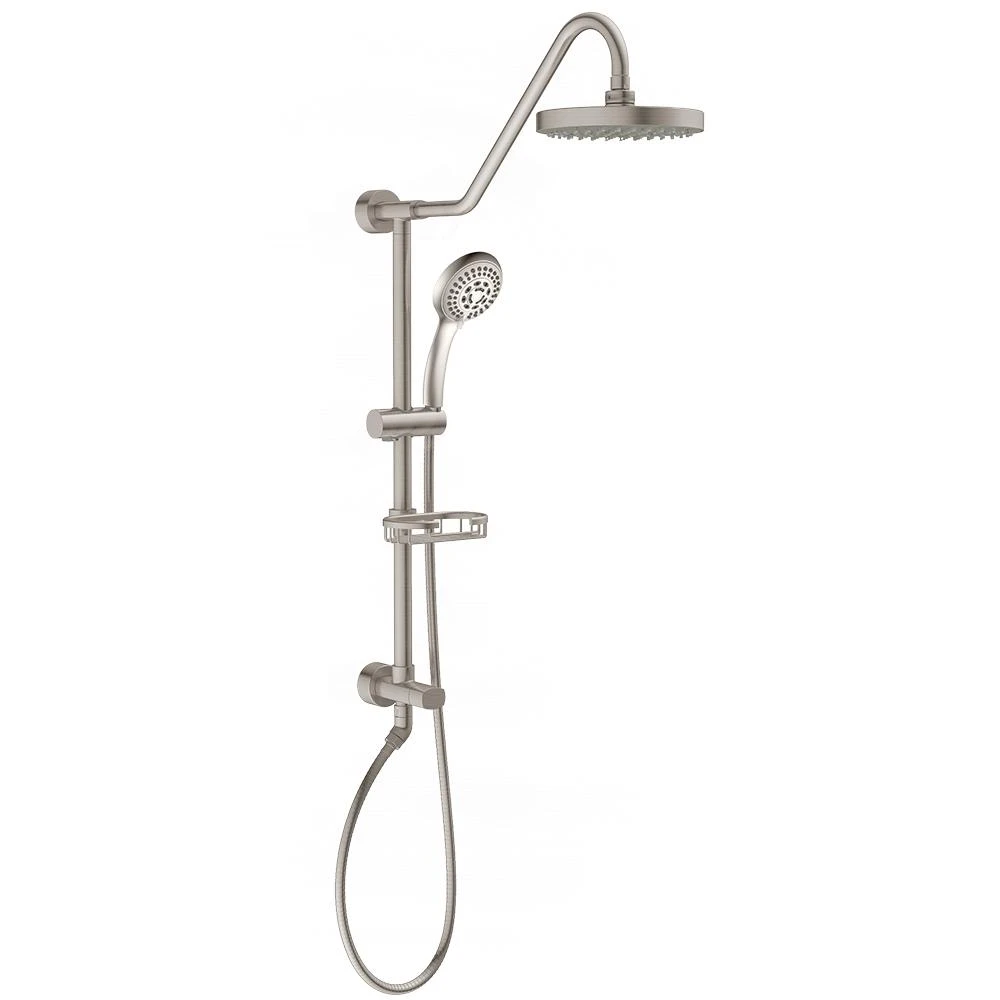 Kauai III 3-Spray Handshower And Showerhead Combo Kit In Brushed Nickel 3 Kauai III 3-Spray Handshower And Showerhead Combo Kit In Brushed Nickel