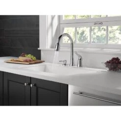 Kate Single-Handle Pull-Down Sprayer Kitchen Faucet With MagnaTite Docking And Soap Dispenser In Chrome -Alliee Bath And Faucet Shop eea22ab83ae07a31049de8997e3e22a5 1800x1800