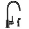 Apex Single-Handle Side Sprayer Kitchen Faucet In Matte Black -Alliee Bath And Faucet Shop ef9aef79ec435c1a7335c8f16bc96849 1800x1800