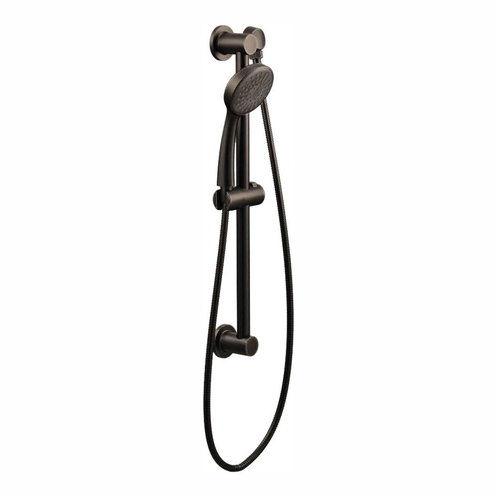 1-Spray Eco-Performance 4 In. Hand Shower With Slide Bar In Brushed Nickel 8 1-Spray Eco-Performance 4 In. Hand Shower With Slide Bar In Brushed Nickel - Image 6