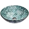 VIGO Oceania Handmade Glass Round Vessel Bathroom Sink In Patterned Teal 2 VIGO Oceania Handmade Glass Round Vessel Bathroom Sink In Patterned Teal -Alliee Bath And Faucet Shop f103b01aff5baa8bf9f9ac55ae0e794c 1800x1800