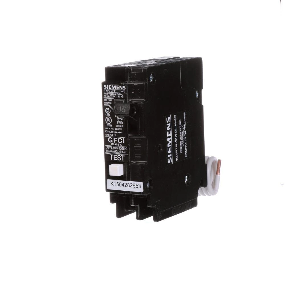 20 Amp Single Pole Type QPF2 GFCI Circuit Breaker 8 20 Amp Single Pole Type QPF2 GFCI Circuit Breaker - Image 6