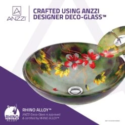 ANZZI Impasto Series Vessel Sink In Hand Painted Mural With Matching Chrome Waterfall Faucet -Alliee Bath And Faucet Shop f477da1fe2d065f6fa8929e51f111429 1800x1800