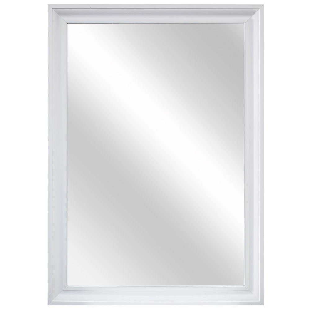 22 In. W X 27 In. H Framed Rectangular Anti-Fog Bathroom Vanity Mirror In Silver 14 22 In. W X 27 In. H Framed Rectangular Anti-Fog Bathroom Vanity Mirror In Silver - Image 12