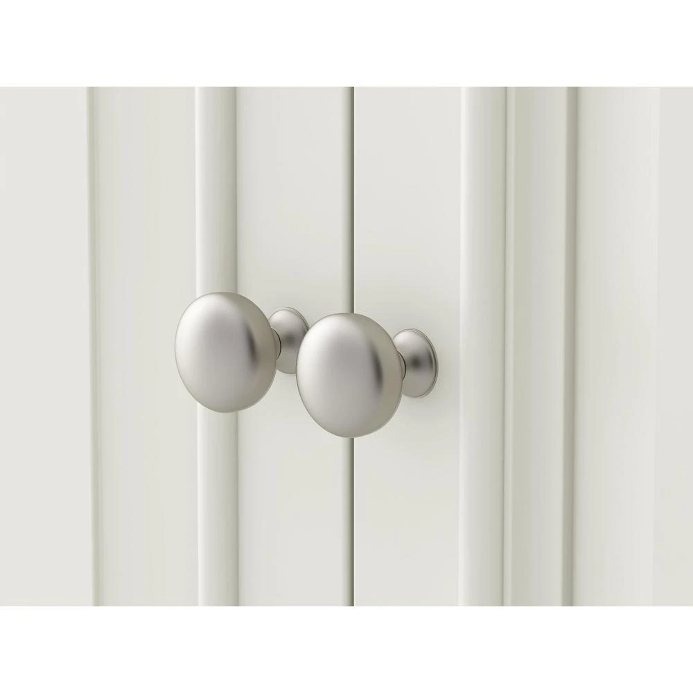 Sadie 67 In. W X 21.5 In. D Vanity In Matte Pearl With Marble Vanity Top In Natural White With White Sink 6 Sadie 67 In. W X 21.5 In. D Vanity In Matte Pearl With Marble Vanity Top In Natural White With White Sink - Image 4