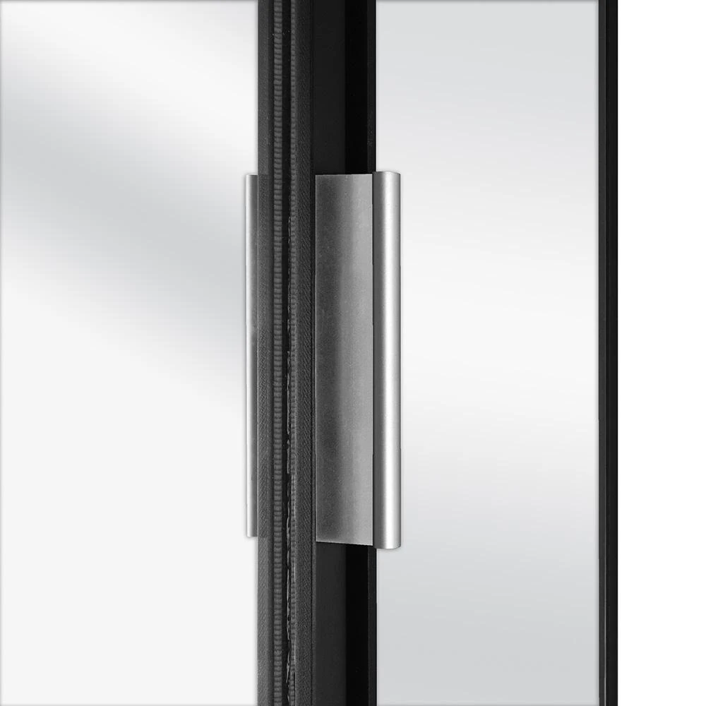 23-1/2 In. W X 33-1/2 In. H Fog Free Framed Recessed Or Surface-Mount Mirror On Mirror Bath Medicine Cabinet In Black 9 23-1/2 In. W X 33-1/2 In. H Fog Free Framed Recessed Or Surface-Mount Mirror On Mirror Bath Medicine Cabinet In Black - Image 7