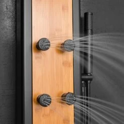 57 In. 8-Jet Multifunction Shower Panel System With Adjustable Rainfall Shower Head And Handheld Shower Head -Alliee Bath And Faucet Shop f808efe8ebbca9e679de790b41183bcc 1800x1800