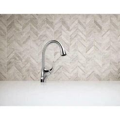 Trielle Single-Handle Pull-Down Sprayer Kitchen Faucet In Chrome 16 Trielle Single-Handle Pull-Down Sprayer Kitchen Faucet In Chrome -Alliee Bath And Faucet Shop f8ea3b54daff46f1421ce9fe36b88dea 1800x1800