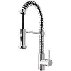 Edison Single-Handle Pull-Down Sprayer Kitchen Faucet In Stainless Steel -Alliee Bath And Faucet Shop f8ede429c21983849418cde4428bd7ab 1800x1800