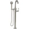 Kelston 1-Handle Floor Mount Bath Filler With Hand Shower In Vibrant Brushed Nickel 2 Kelston 1-Handle Floor Mount Bath Filler With Hand Shower In Vibrant Brushed Nickel -Alliee Bath And Faucet Shop f93c7c324d7d19787f66f12963ab4911 1800x1800