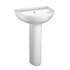 American Standard Evolution Pedestal Combo Bathroom Sink With 4 In. Centers In White -Alliee Bath And Faucet Shop f9eb6f52f0acbcbd58e8490a36a155e0 1800x1800