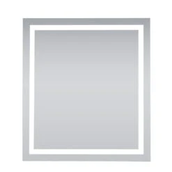 Timeless Home 48 In. H X 36 In. W Single Modern Rectangular Aluminum Lighted LED Mirror In Silver(5000K) -Alliee Bath And Faucet Shop fb94d627d05e0021d4890fbf57d5c7bd 1800x1800