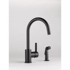 Apex Single-Handle Side Sprayer Kitchen Faucet In Matte Black 9 Apex Single-Handle Side Sprayer Kitchen Faucet In Matte Black -Alliee Bath And Faucet Shop fbc1607dfaaddd8d33d6e177c68bcc24 1800x1800
